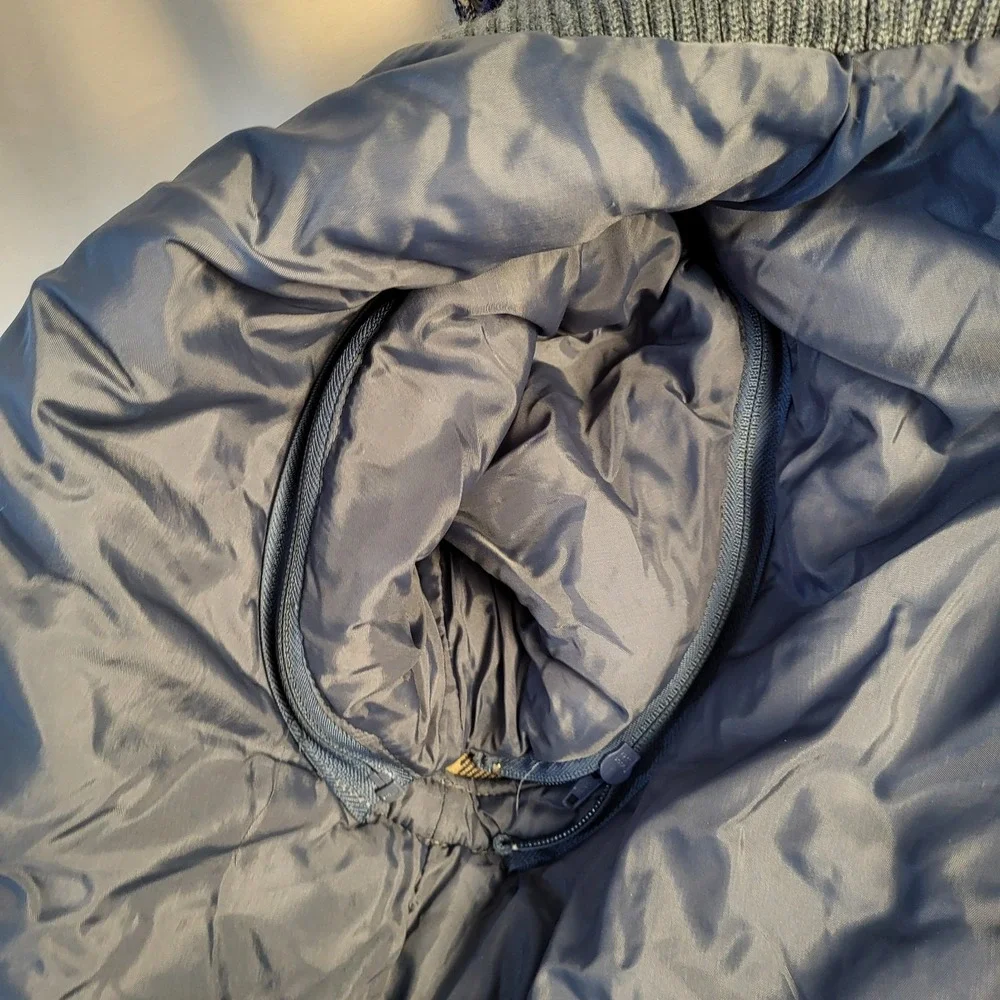 Vintage Sz S Northwest Territory 3 in 1 Jacket Flannel Lined + Vest Hood Navy